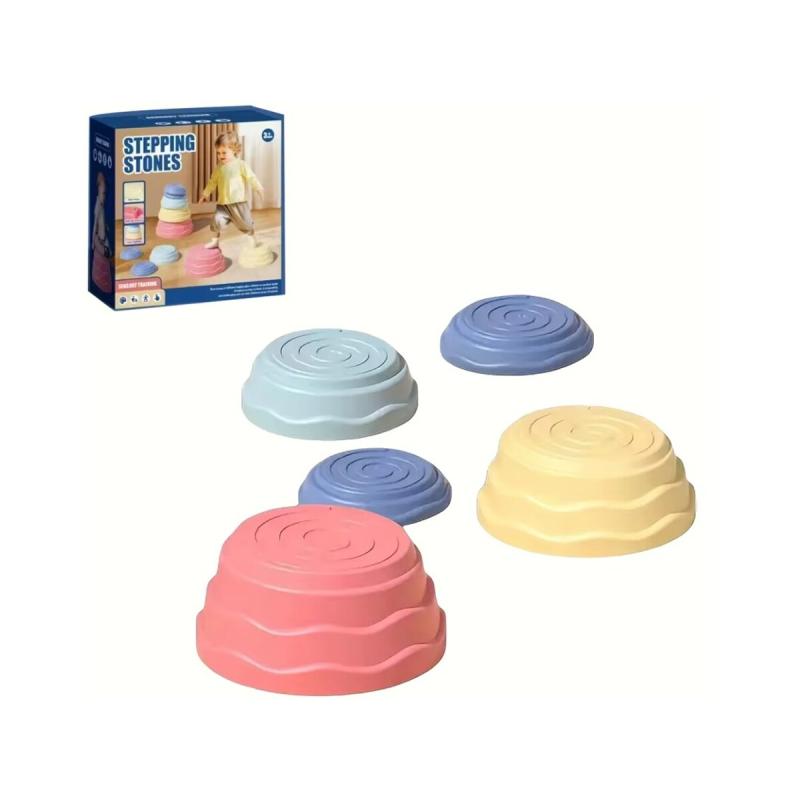 Ścieżka Sensoryczna Dla Dzieci KAMIENIE BALANSUJĄCE 5 Szt Równowaga Trening Równowagi Ścieżka Sensoryczna Dla Dzieci KAMIENIE BALANSUJĄCE 5 Szt Równowaga Trening Równowagi