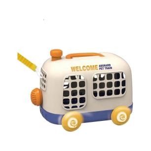 Zestaw Małego Weterynarza Transporter Dla Psa + Akcesoria Klatka Dla Zwierząt Weterynarz Doktor Pies Pluszak