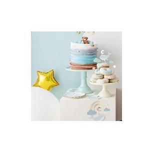 Dekoracje do muffinek babeczek - Wieloryb 11cm-13,5cm 7 sztuk