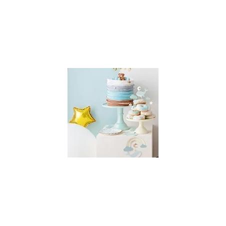 Dekoracje do muffinek babeczek - Wieloryb 11cm-13,5cm 7 sztuk