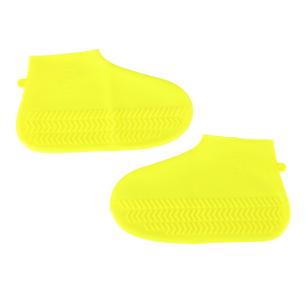 Nakładki przeciwdeszczowe na buty ochraniacze nieprzemakalne przeciwdeszczowe kalosze S żółte roz. 26-34