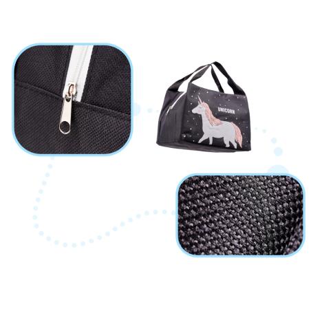 Torba termiczna na lunch jedzenie śniadaniowa izolacyjna jednorożec