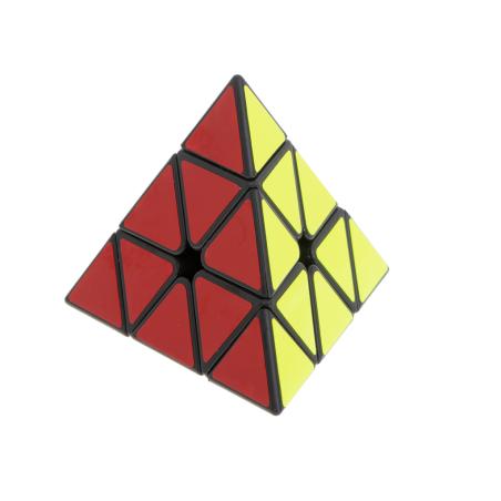 Gra logiczna piramida kostka łamigłówka 3x3 Black MoYu