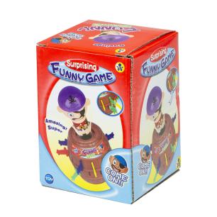 Gra zręcznościowa Szalony Pirat w beczce Ukłuj pirata 9 x 9 x 12,5 cm