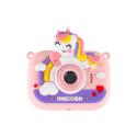 Aparat fotograficzny cyfrowy dla dzieci na statywie jednorożec różowy