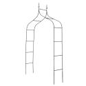 Pergola ogrodowa LUARO metalowa łuk z grotami na róże kwiaty pnącza 265 cm