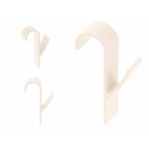 Wieszak haczyk na grzejnik kaloryfer łazienkowy kremowy