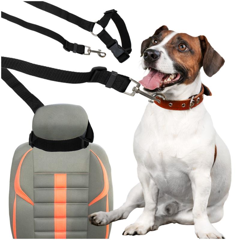 Smycz dla psa kota pas bezpieczeństwa do auta samochodu na zagłówek bezpieczny mocny Smycz dla psa kota pas bezpieczeństwa do auta samochodu na zagłówek bezpieczny mocny