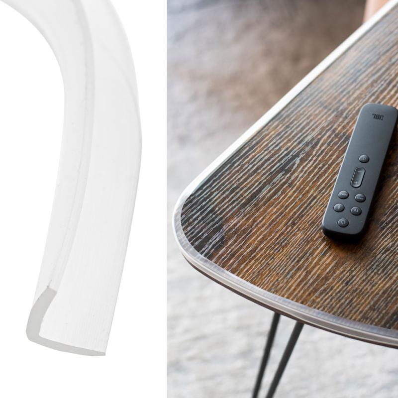 Taśma silikonowa zabezpieczająca kanty narożniki krawędzie transparentna 1m Taśma silikonowa zabezpieczająca kanty narożniki krawędzie transparentna 1m