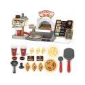 Zestaw do Pieczenia Pizzy Edukacyjna Zabawka Sklep Pizzeria Pizza Ekspres Do Kawy Kasa Fiskalna