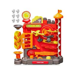 Kulkowy Tor Przeszkód Zjeżdżalnia Zjazd Dla Kulek Kulodrom Zabawka interaktywna