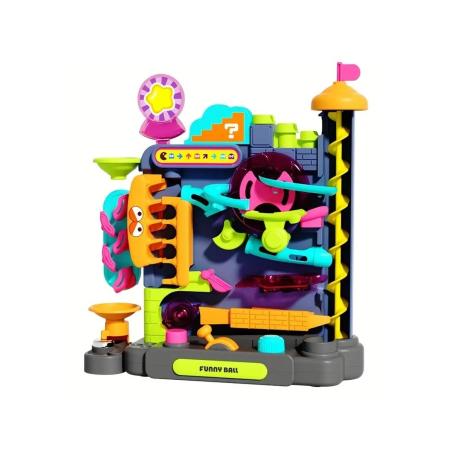 Kulkowy Tor Przeszkód Zjeżdżalnia Zjazd Dla Kulek Kulodrom Zabawka interaktywna
