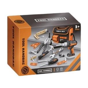 Torba Narzędziowa Małego Majsterkowicza Zestaw Narzędzi Wkrętarka Akcesoria