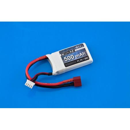 Pakiet LiPo Redox 500 mAh 11,1V 20C