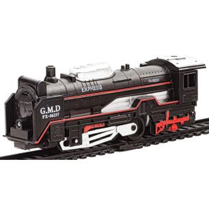 Elektryczna Kolejka - Parowóz + 3 Wagony