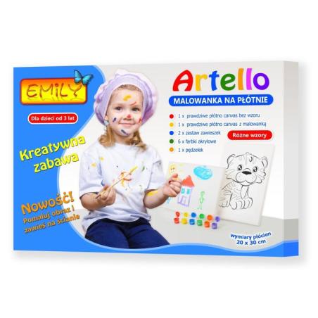 Artello - Malowanka Na Płótnie - 2 Obrazy - Zestaw Deluxe