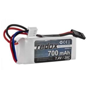 Redox 700 mAh 7,4V 20C (wtyczka JR) - pakiet LiPo
