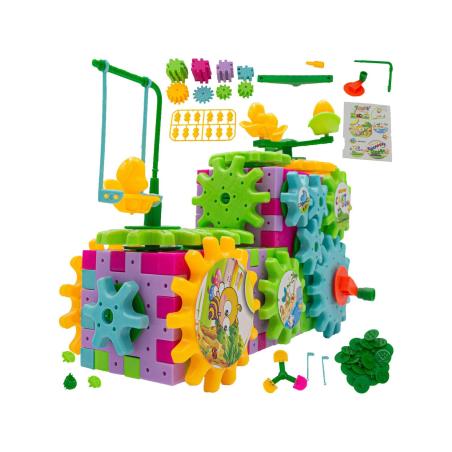 Klocki Edukacyjne, Konstrukcyjne 78 Elementów Ciuchcia