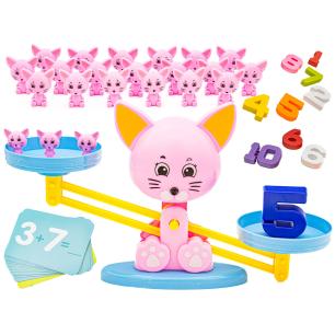 Gra Nauka Liczenia - Równoważnia Waga Szalkowa Kot - Frog Balance