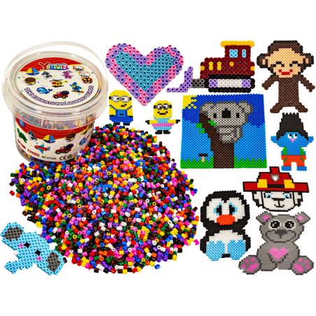 Prasowanka, Koraliki Do Prasowania, Zestaw 5000 Elementów Wiaderko