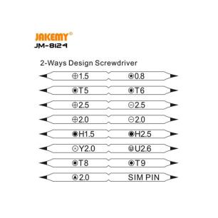 Profesjonalny Zestaw Narzędzi Precyzyjnych JAKEMY 9w1