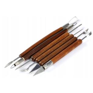 Zestaw Narzędzi Do Rękodzieła,  Modelowania Ceramiki, Do Rzeźbienia 6 Elementów