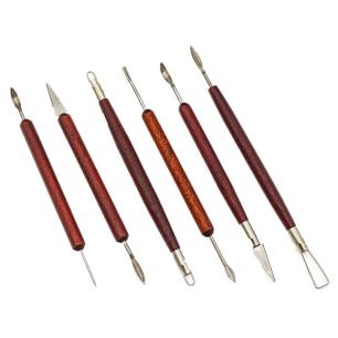 Zestaw Narzędzi Do Rękodzieła,  Modelowania Ceramiki, Do Rzeźbienia 6 Elementów