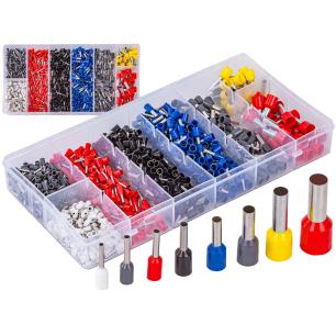 Konektory Kablowe, Zestaw Tulejek, Końcówek 800 szt. Tulejki Do Zaciskarki, Praski