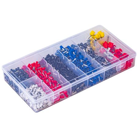 Konektory Kablowe, Zestaw Tulejek, Końcówek 800 szt. Tulejki Do Zaciskarki, Praski