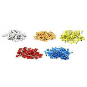 Konektory Kablowe, Zestaw Tulejek, Końcówek 1200 szt. Tulejki Do Zaciskarki, Praski