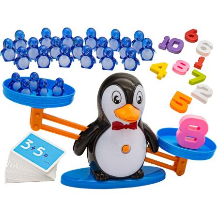 Gra Nauka Liczenia - Równoważnia Waga Szalkowa Pingwin - Counting Penguins