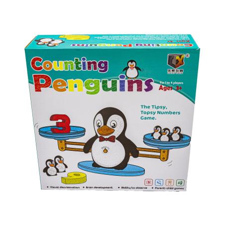 Gra Nauka Liczenia - Równoważnia Waga Szalkowa Pingwin - Counting Penguins