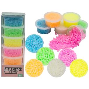 Koraliki Do Prasowania 3000szt, Prasowanki, Do Prasowanek, 6 Kolorów, Zapas - ŚWIECĄCE W CIEMNOŚCI MIX KOLORÓW