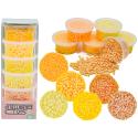 Koraliki Do Prasowania 3000szt, Prasowanki, Do Prasowanek, 6 Kolorów, Zapas - SŁONECZNE ODCIENIE ŻÓŁTEGO
