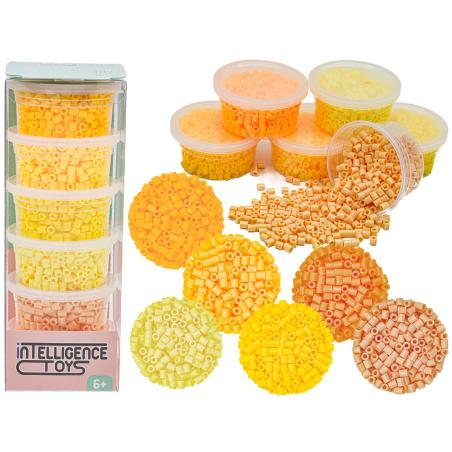 Koraliki Do Prasowania 3000szt, Prasowanki, Do Prasowanek, 6 Kolorów, Zapas - SŁONECZNE ODCIENIE ŻÓŁTEGO