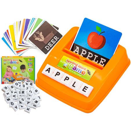 Edukacyjna Gra Słów, Dopasuj Literki, Nauka Języka Angielskiego 120 Kart