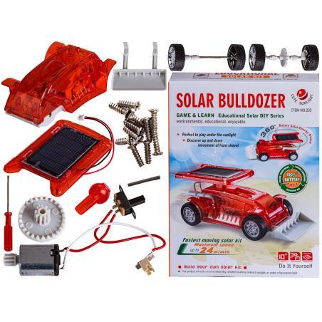 Zabawka Solarna - Buldożer - zestaw do samodzielnego złożenia