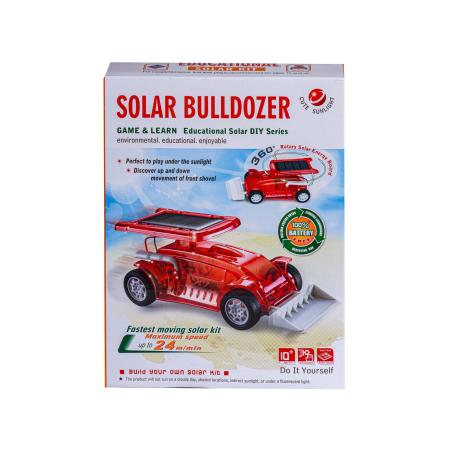 Zabawka Solarna - Buldożer - zestaw do samodzielnego złożenia