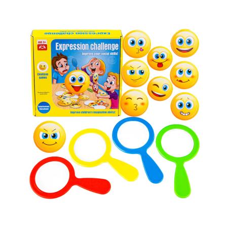 Towarzyska Gra Emotikony, Lusterko + Karty Emocji