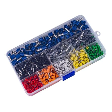 Konektory Kablowe, Zestaw Tulejek, Końcówek 800 szt. Tulejki Do Zaciskarki, Praski