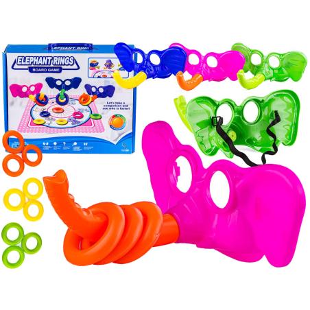 Gra Zręcznościowa Złap obręcze - Słonie I Obręcze, Elephant Rings