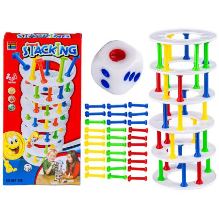 Gra Zręcznościowa Stacking - Kolorowa Wieża, Zbuduj Wieżę