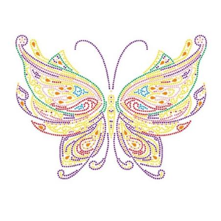 Haft Diamentowy, Obraz, Mozaika Diamentowa Diamond Painting, MOTYL 30x40cm