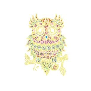 Haft Diamentowy, Obraz, Mozaika Diamentowa Diamond Painting, KOLOROWA SOWA 30x40cm