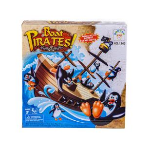 Gra Zręcznościowa Balansujący Okręt Piracki Statek Balansujące Pingwiny na Statku