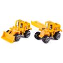 Metalowe Pojazdy Budowlane, Auta, Resoraki 5 Sztuk Zestaw