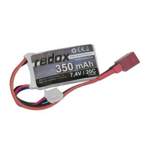Redox 350 mAh 7,4V 20C DEAN - pakiet LiPo