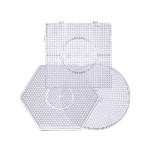 Szablon Do Prasowanek, Koraliki Do Prasowania, Podstawka ZESTAW 3 SZTUKI: SZEŚCIOKĄT KOŁO KWADRAT