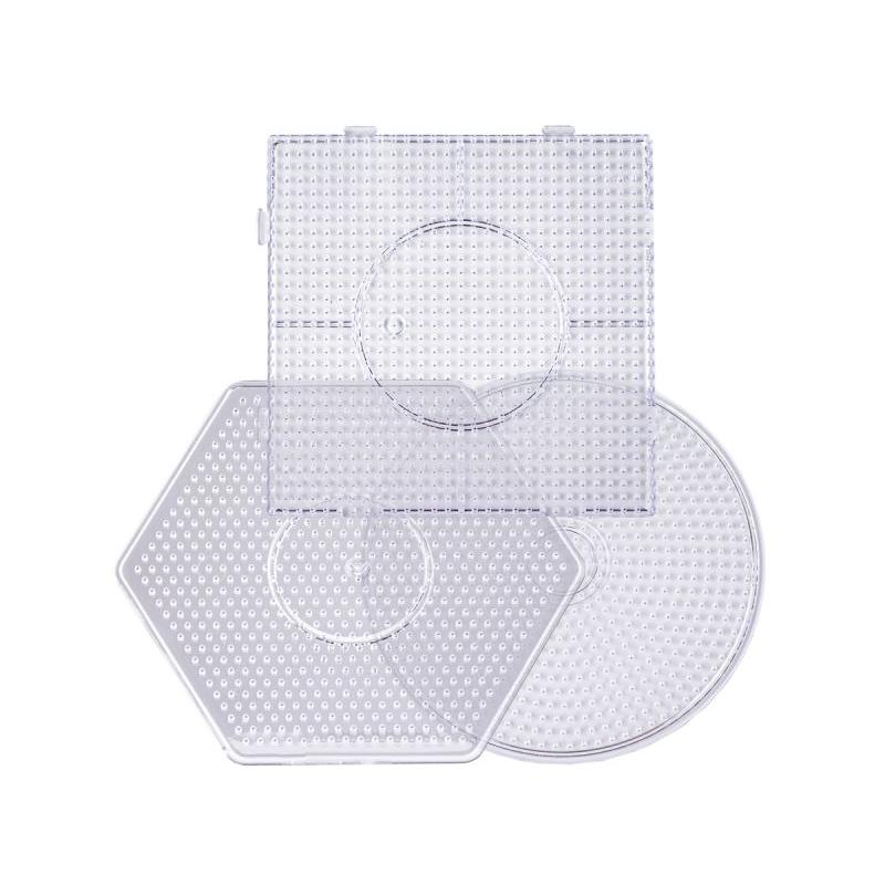 Szablon Do Prasowanek, Koraliki Do Prasowania, Podstawka ZESTAW 3 SZTUKI: SZEŚCIOKĄT KOŁO KWADRAT Szablon Do Prasowanek, Koraliki Do Prasowania, Podstawka ZESTAW 3 SZTUKI: SZEŚCIOKĄT KOŁO KWADRAT