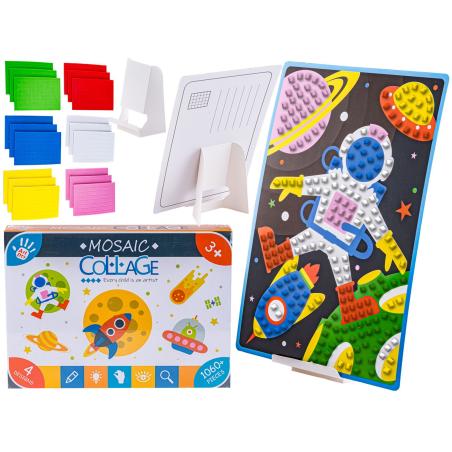 Kreatywna Układanka, Mozaika, Kolaż Klocki DIY